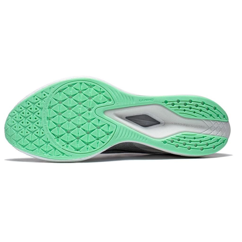 Li Ning Red Rabbit 6 Pro Fabric Reflective Lightweight High Resilience Racing Durable Low Top Running Shoes Men sneaker Gray ARMT013-14