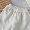 Summer Girls' Outfit New Style Lace Embroidered Tank Top And Lace Wide-Leg Pants Two-Piece Set