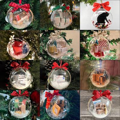 Christmas Tree Pendant  Ornament Hanging Ball Sign Pendant for Christmas Tree Decorations Xmas Birthday Home Decor 2024 New Year