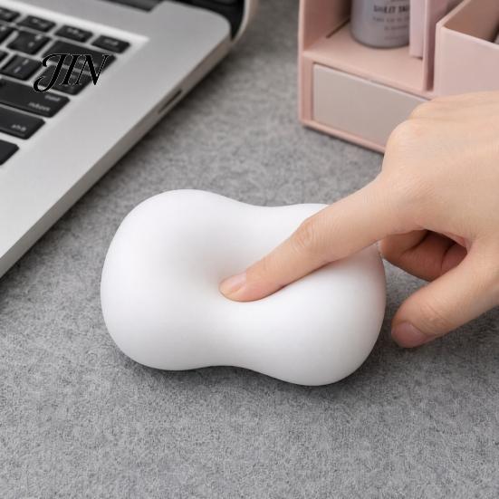 Soft Squeeze Ball Stress Relief Crunchy Soap Toy, Bead-Filled Fidget Non Relaxation Toy Rebound Shapeable Shaped Sensory Gift for Adults Kids