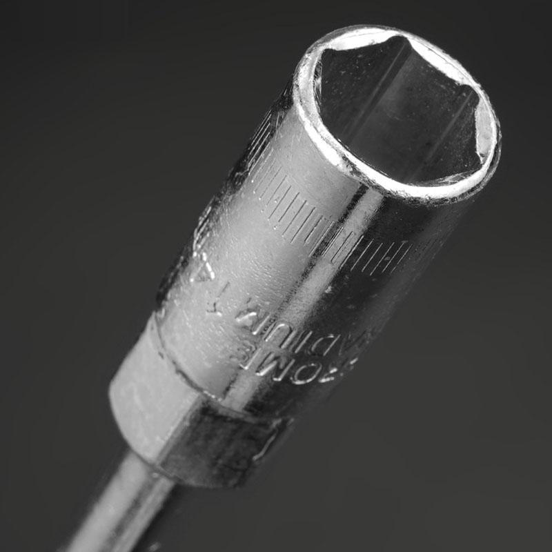 Triple Square Socket Wrench Set with Extension Bar Multi-Purpose Y-Type Hex Bit Sockets for Motorcycle Car Repair Tools