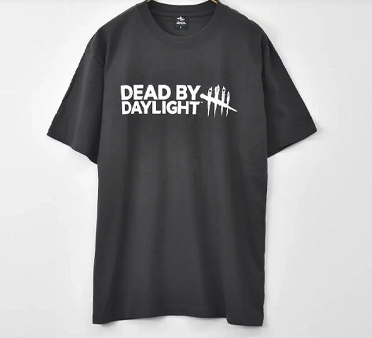 Dead By Daylight DoubleSided Logo TShirt Black Cotton Japan Limited Original M