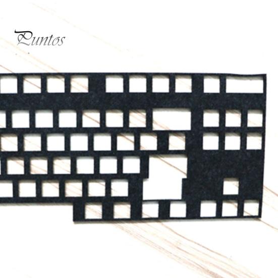 Cuscinetto in schiuma smorzante per tastiere silenziose, interruttori per tastiera, cuscinetto silenziatore per tastiera meccanica 60/84/87/96/104/660/980