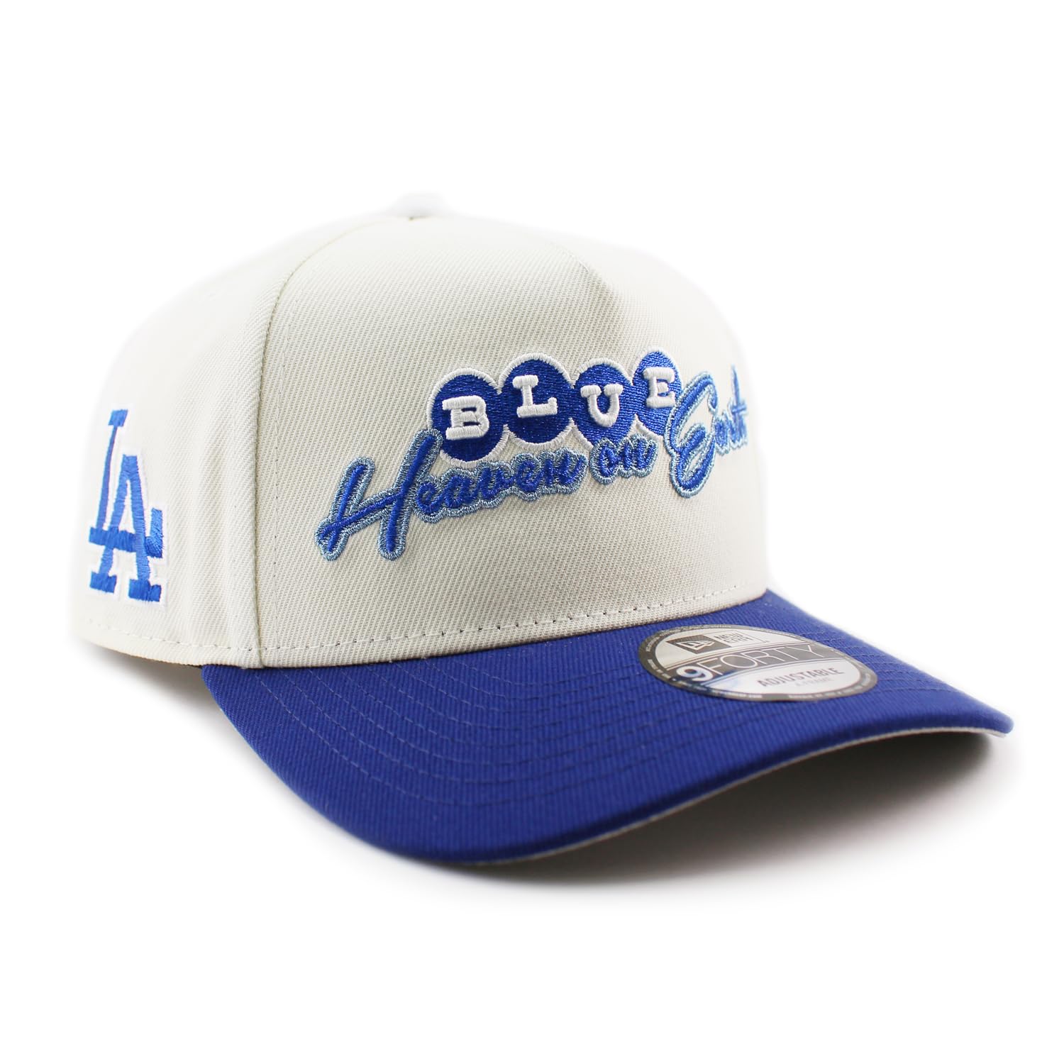 

New Era 9FORTY Snapback Los Angeles Dodgers MLB Blue Heaven on Earth Snapback Chrome Shohei Cap, A-Frame Cap, White, 940, Ohtani, A-Frame [Used] белый