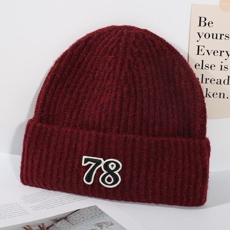 

Hat Women s Warm Knitted Korean Edition Trendy Casual Versatile Solid Color Loose Windproof Cross Border