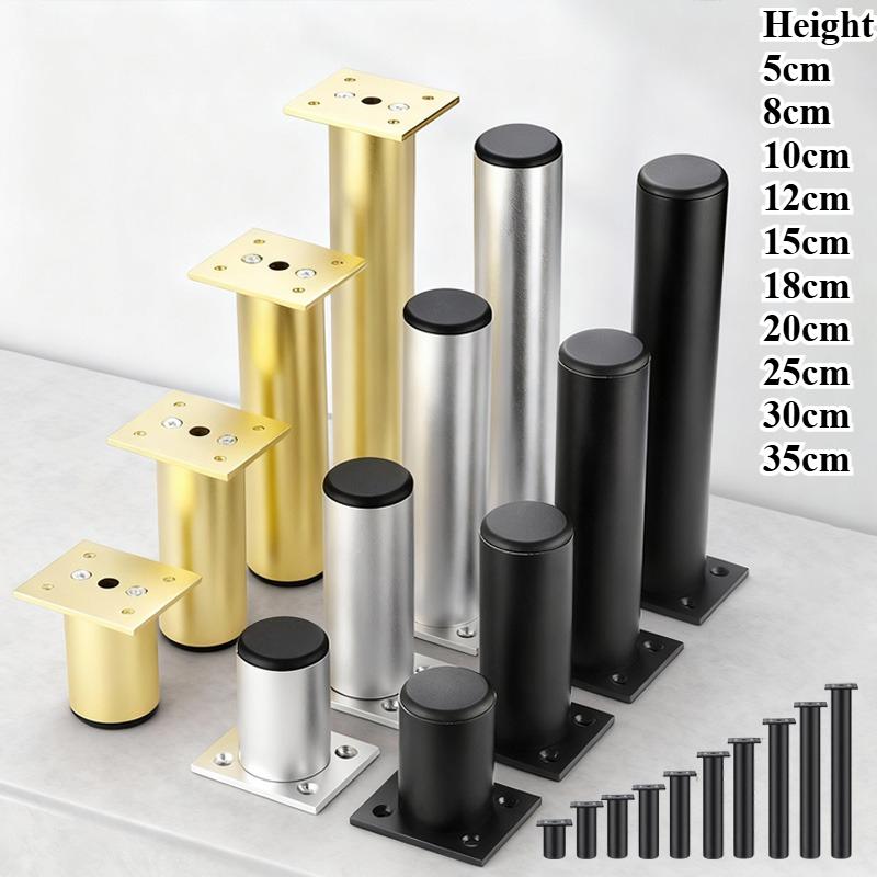 4PC  Aluminum Alloy Adjustable Cabinet Feet  Metal Furniture Legs Sofa Coffee Table Feet Cabinet Furniture DIY Replacement Feet