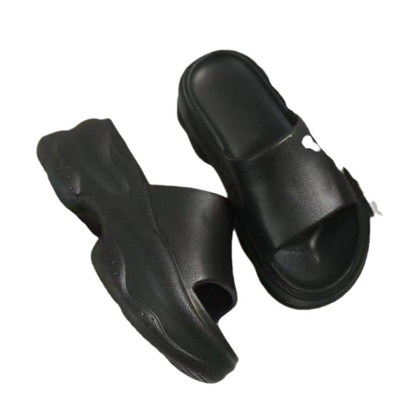 Fashion Summer EVA Platform Slippers Woman High Increase Shoes Bathroom Slides Antiskid Muffin Sandals Femme Slip On Pantuflas Flipflops