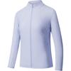 Champion All-Weather Series Comfortable Simple Stand Collar Solid Color Jacket Women Jacket Purple-Cloud-Gray 162520603-3