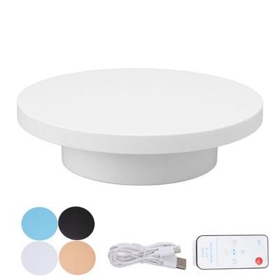 Electric Turntable 360 Degree Rotating Product Photography Display Rechargeable Remote Control 3kg
