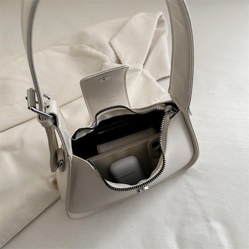 Summer New Feeling Armpit Bag Shoulder Bag Messenger Bag Women's Fashion Buckle Niche Design Handbag