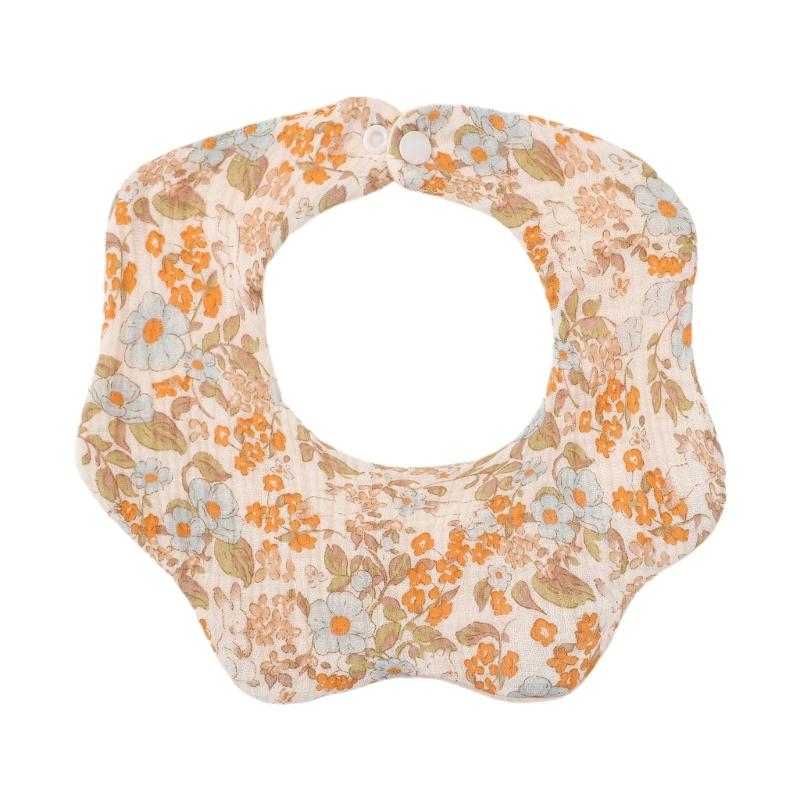 6-layer Bib for Newborns Drooling Bib Cotton Burp Cloth Soft & Breathable Infants Teething Bib Baby Feeding Towel