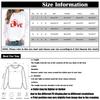 Mode Damen Lockerer Valentinstag-Print Rundhals Langarm Pullover Top
