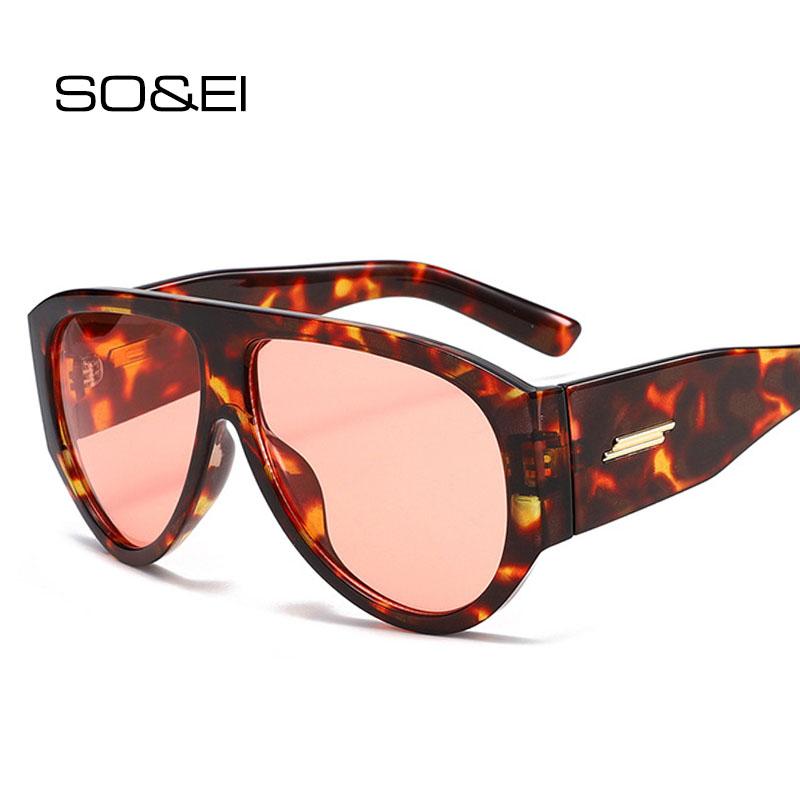 SO&EI Oversize Tinted Goggles Sunglasses UV400