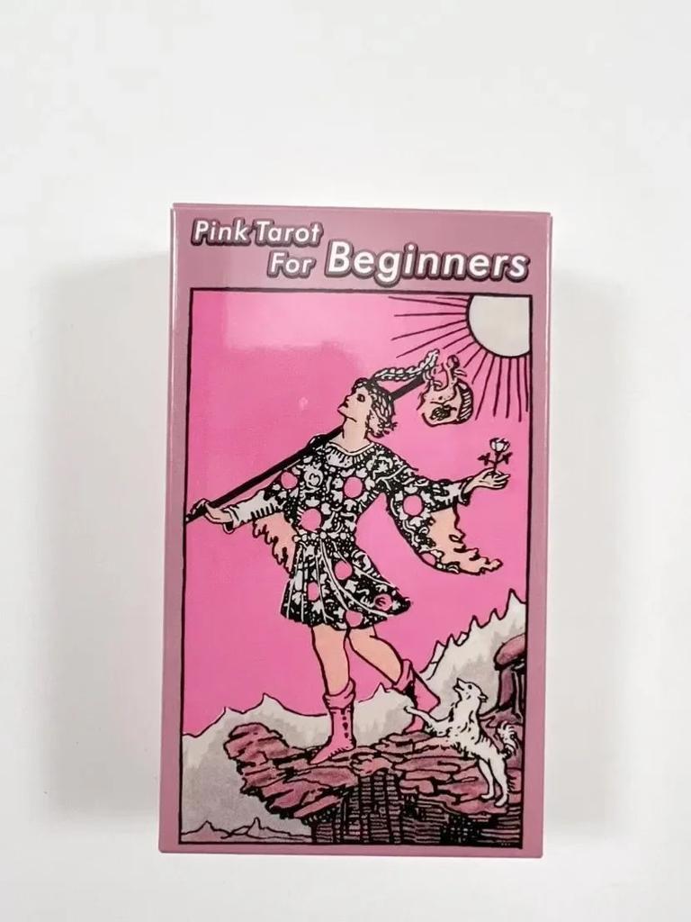 Pink Tarot For Beginners Neon Tarot Cards Board Games For Women Girls Party Family Table Games
