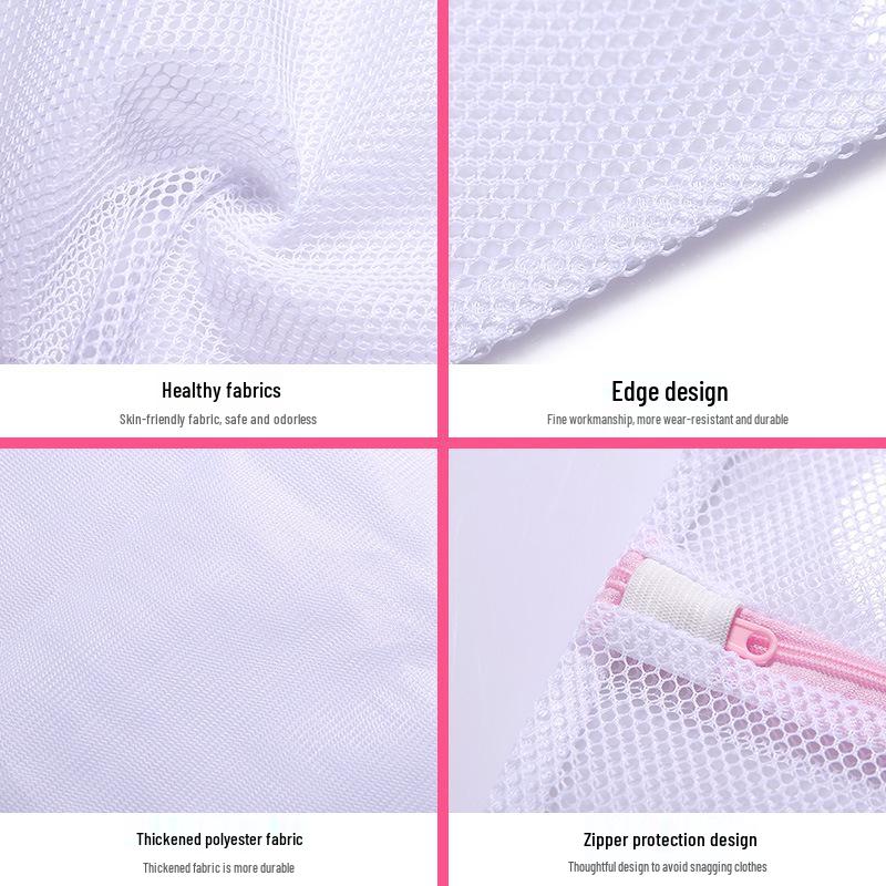 Verdicktes Feinmaschiges Wäschenetz-Set für Dessous - Polyester BH-Waschbeutel mit Logo