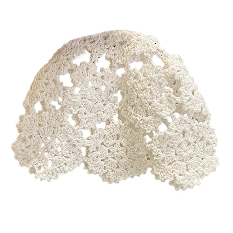 Soft Cotton Crochet Hat Comfortable Skull Hat Pullover Beanies Hat for Women Teens Japanese Aesthetic Lover Dressingup