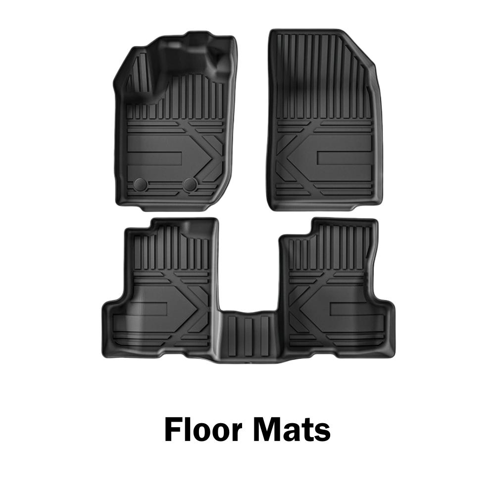 Pro Renault Dacia Duster 2018-2025 Benzínový pohon Koberce do auta Podložka do kufru TPE 3D sada koberečků Příslušenství Levostranné řízení