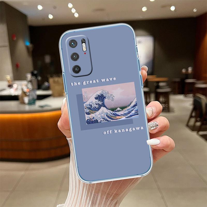UP32 Great Wave off Kanagawa Transparent Phone Case for Motorola Moto Edge 20 30 40 50 S30 Fusion Ultra Pro Neo Lite + G200 G23