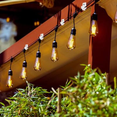 Kunststoff Lichterkettenhaken Einfache Installation Weihnachtslicht Aufhängehaken Wetterfest Rostfrei Wandmontage