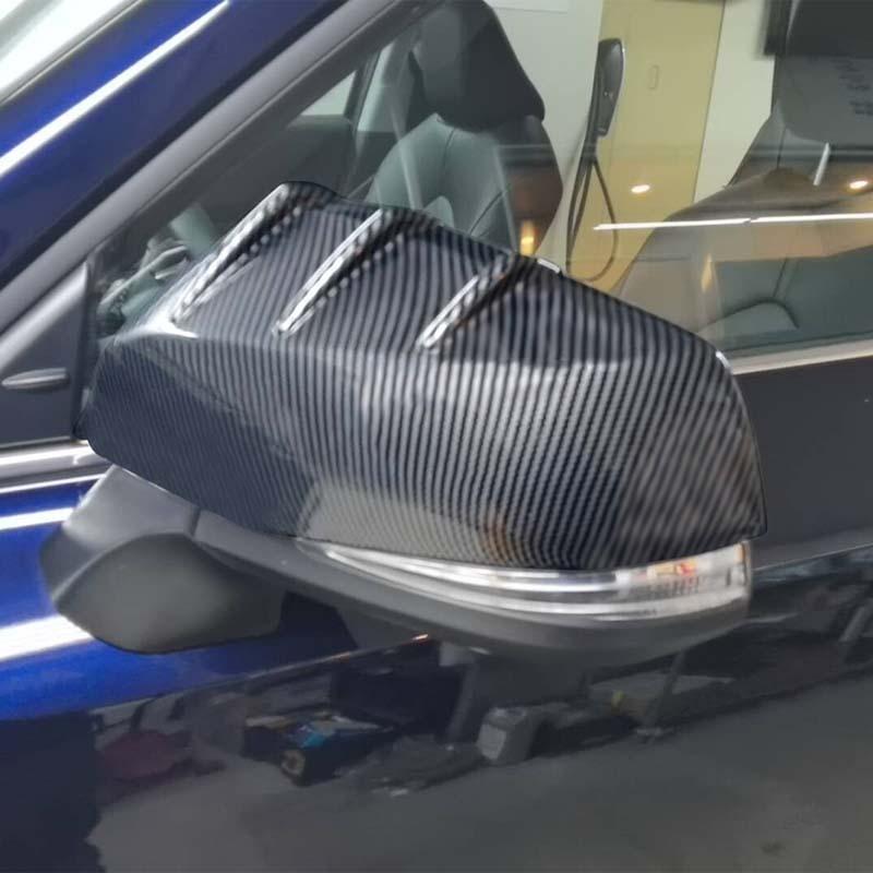 For Toyota Grand Highlander 2024-2025 ABS Carbon Fiber Car Side Rearview Mirror Cover Door Mirror Shell Trim Car Accessories