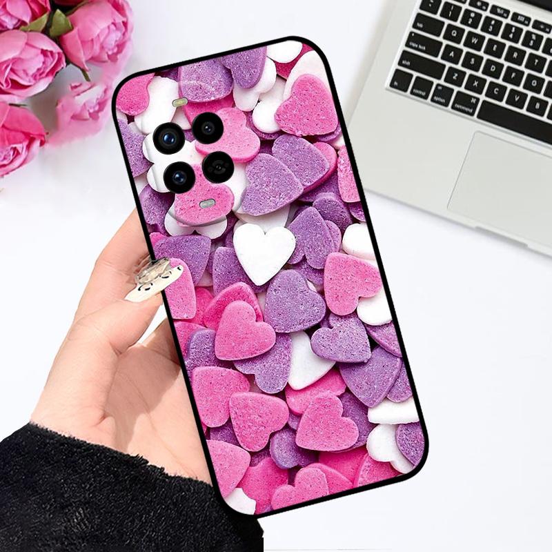 For Huawei nova 13 5G Case BLK-AL80 Floral Shockproof Silicone Matte TPU Phone Cover For Huawei nova 13 Pro Capa MIS-AL00 Fundas