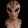 Latex Halloween Alien Mask Scary Face Cover Costume Props Horror Alien Mask  Adults