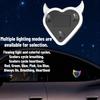 1Pc Romantic Solar Powered Car LED Heart Light, Color Changing Mood Lamp for Interior Decoration