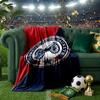 Columbus Blue Jackets Logo Throws Blanket Flannel Blankets Plush for Couch Bed Gifts for Men Women Travel picnic blanket Christmas fan gifts