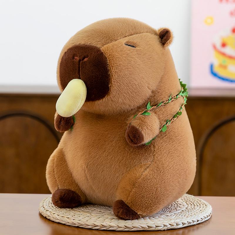 Creative Durian Capybara Plush Toy Doll for Festivals
