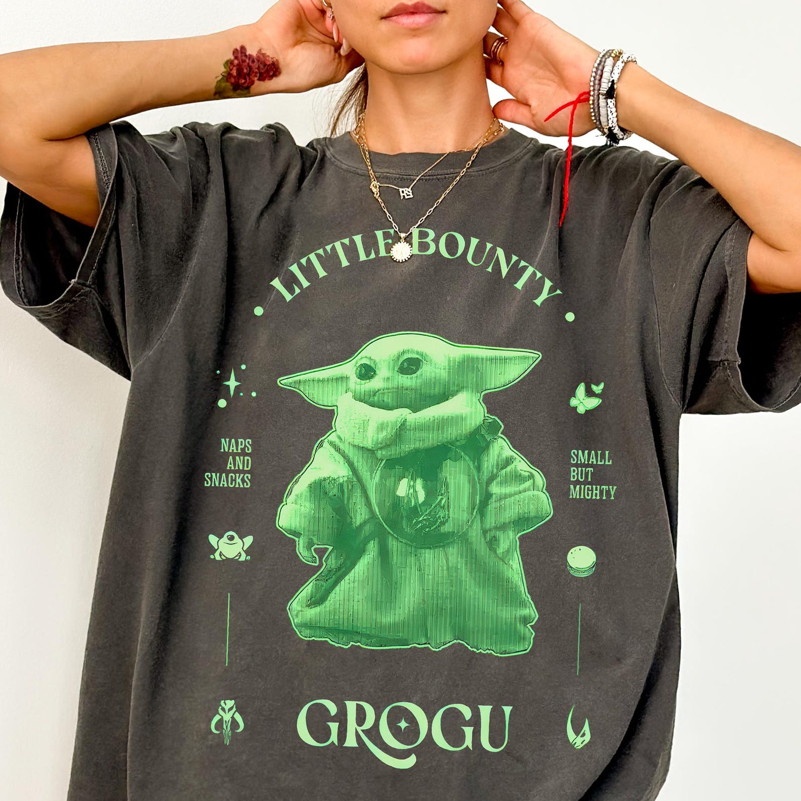Vintage Grogu Little Bounty Shirt - Star Wars Tshirt,Grogu Sweatshirt,This Is The Way,Mandalorian and Grogu Movie Tshirt M