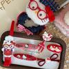 Hello Kitty 15-Piece Hair Clip Set – Cute Japanese Cartoon Hair Accessories