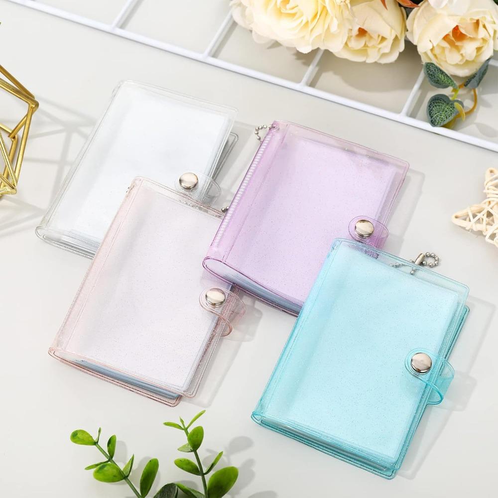 

4 книги Мини-фотоальбом с брелком, фотоальбом своими руками, парная подвеска высотой 3 дюйма, фотография на удостоверение личности 4 books