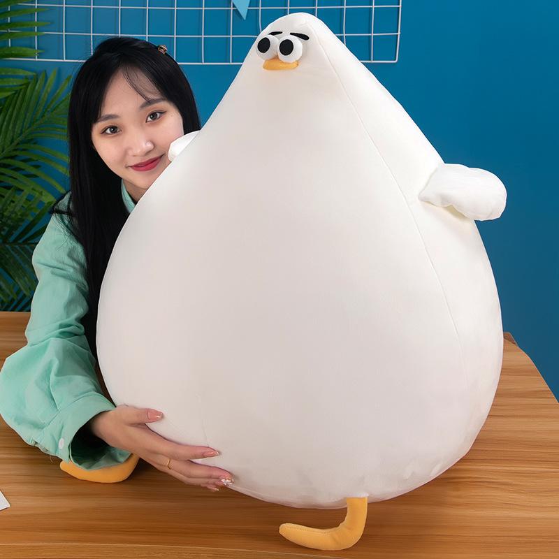 Cuscino decorativo super morbido a quattro lati elastico con gabbiano Giocattolo peluche celebrità di Internet per regalo di compleanno delle ragazze Bambola Celebrità di Internet Esplosione