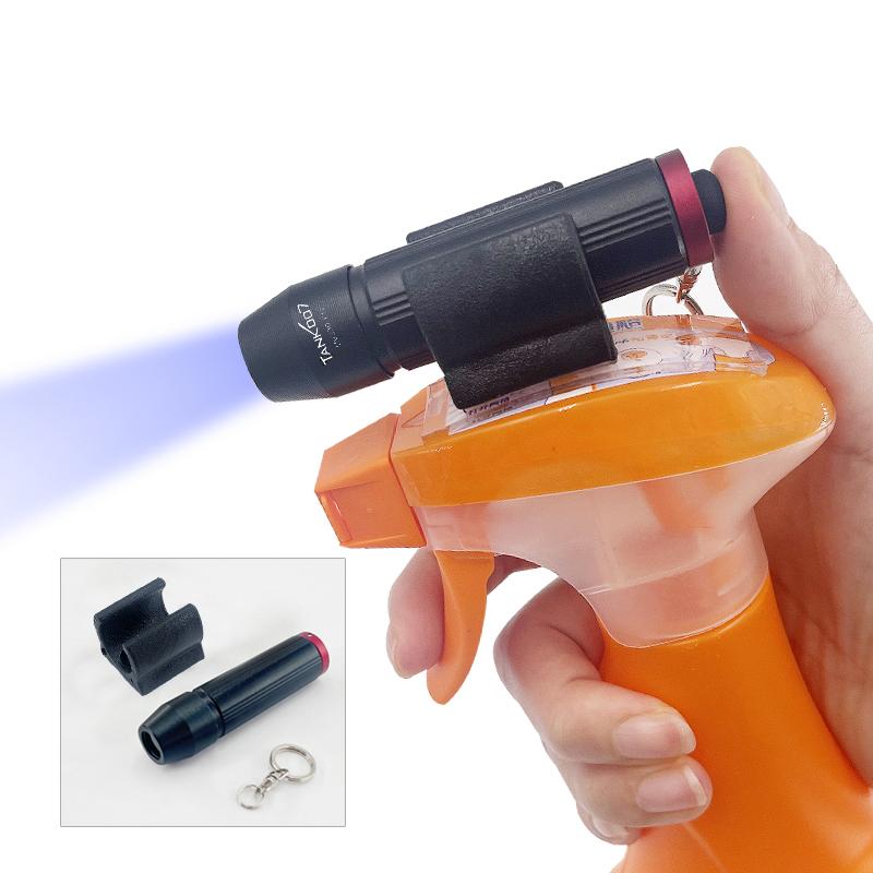 

TANK007 UV330 Pro 365nm Ultraviolet Flashlight Fluorescence Detection Handheld UV Torch ( No Battery ) A