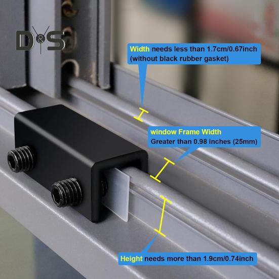 

1 комплект оконного замка, регулируемый ограничитель раздвижного окна, защитный замок для защиты ребенка для дома, спальни, офиса