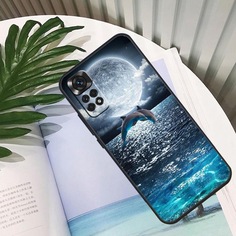 Ocean Dolphin Funda For Xiaomi Redmi Note 14 13 10 11 12 15 Pro Plus Case For Redmi 15 13C 12C 10C 14C 15C