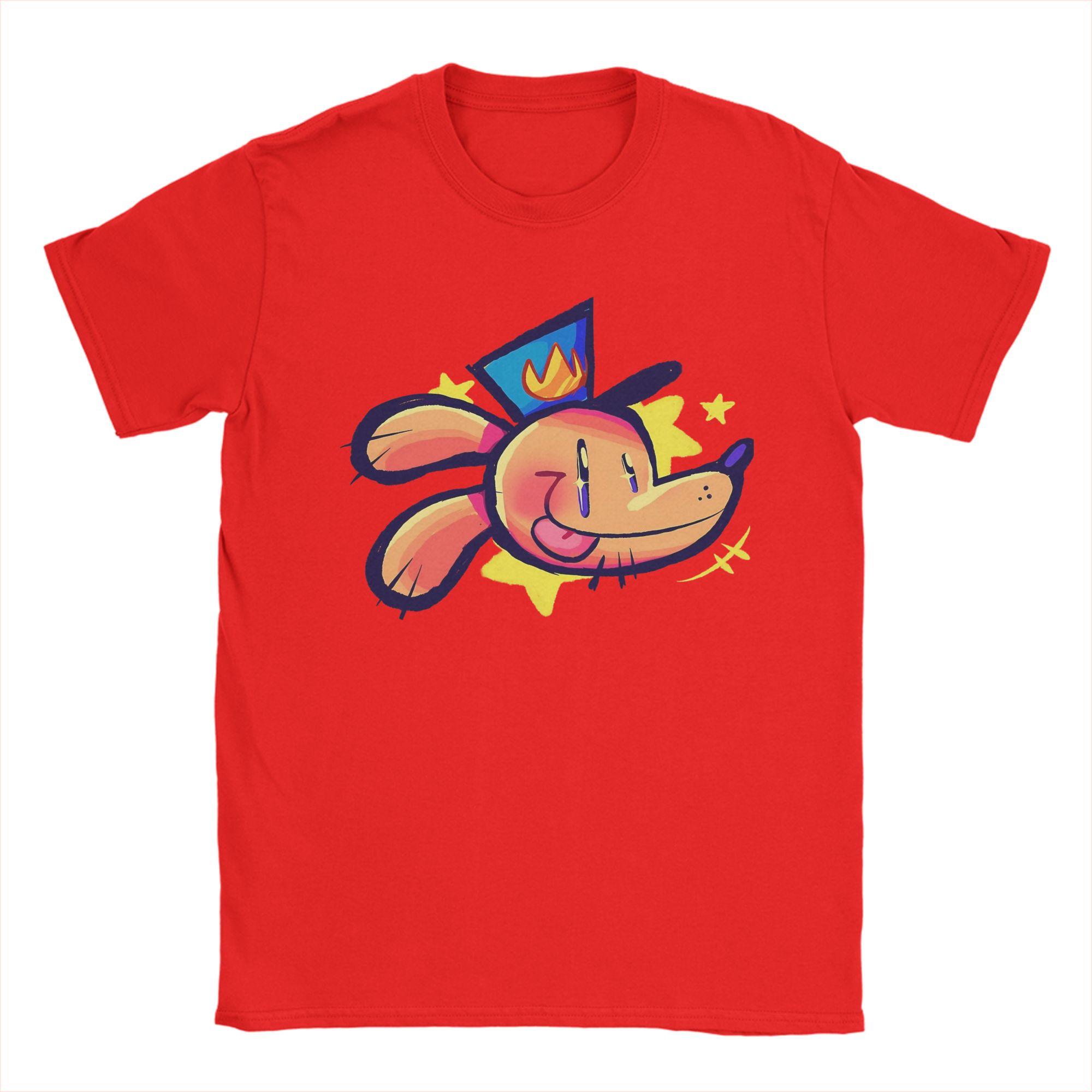 Movie Kid Adventure Animation Funny TShirt for Men Dog Man 100 Cotton Tees Round Collar Short Sleeve T Shirts Gift Clothing S