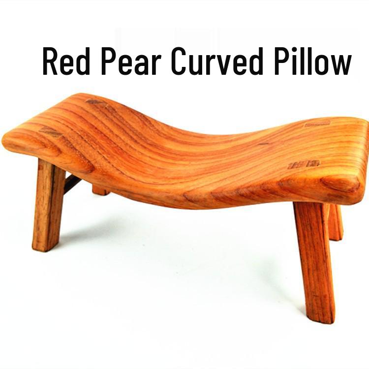 Ebony Wood Curved Cervical Pillow