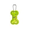 1-2PCS Cute Cat Paw Reflective Keychain Night Safety Kids Pet Double-sided Reflective Backpack Accessories Pendant