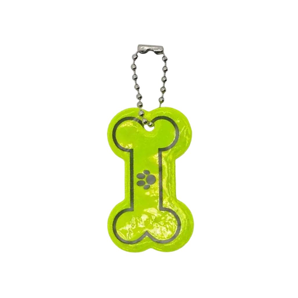 1-2PCS Cute Cat Paw Reflective Keychain Night Safety Kids Pet Double-sided Reflective Backpack Accessories Pendant