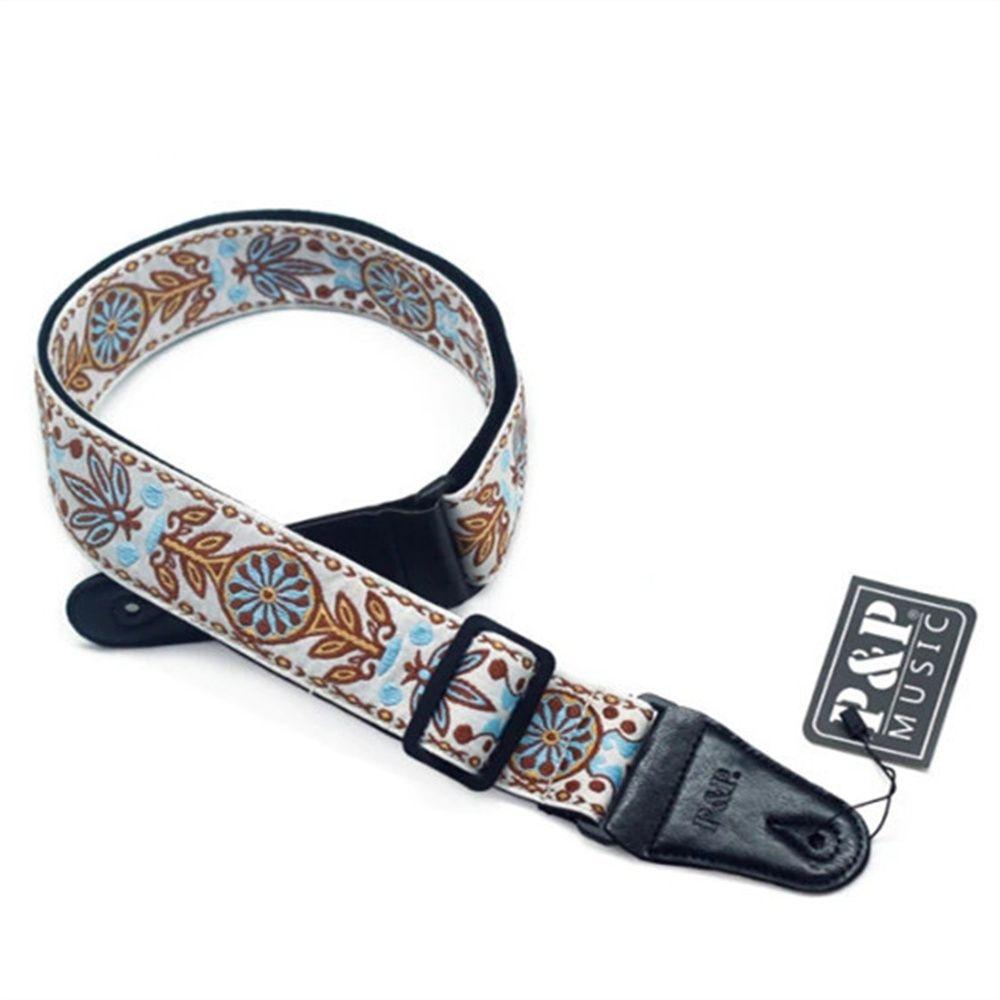 Embroidered Bass Belts Guitar Shoulder Belt Guitar Strap Guitar Belts Electric Guitar Belts