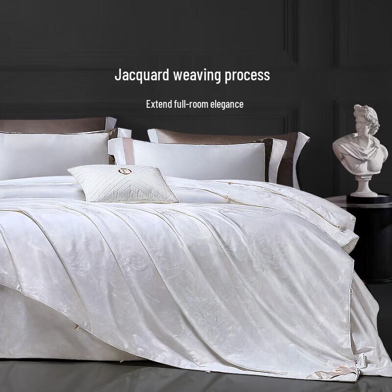 FUANNA 100% Mulberry Silk All-Season Duvet Comforter