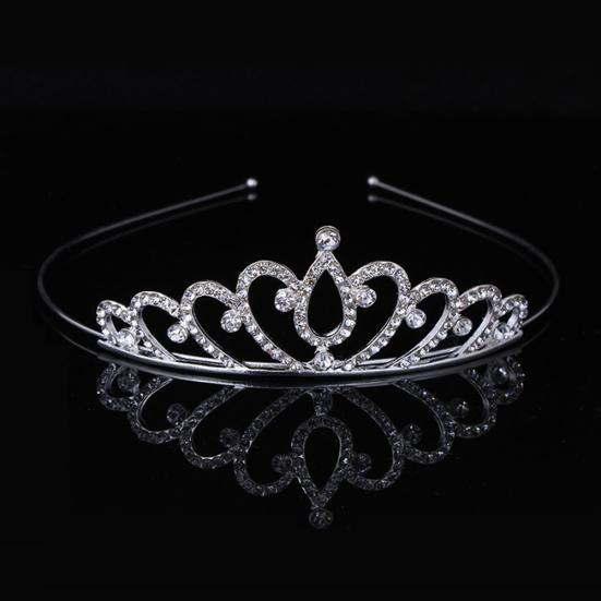 Lovely Crown Rhinestone Kids Girl Princess Tiara Headband Dancing Party Headwear