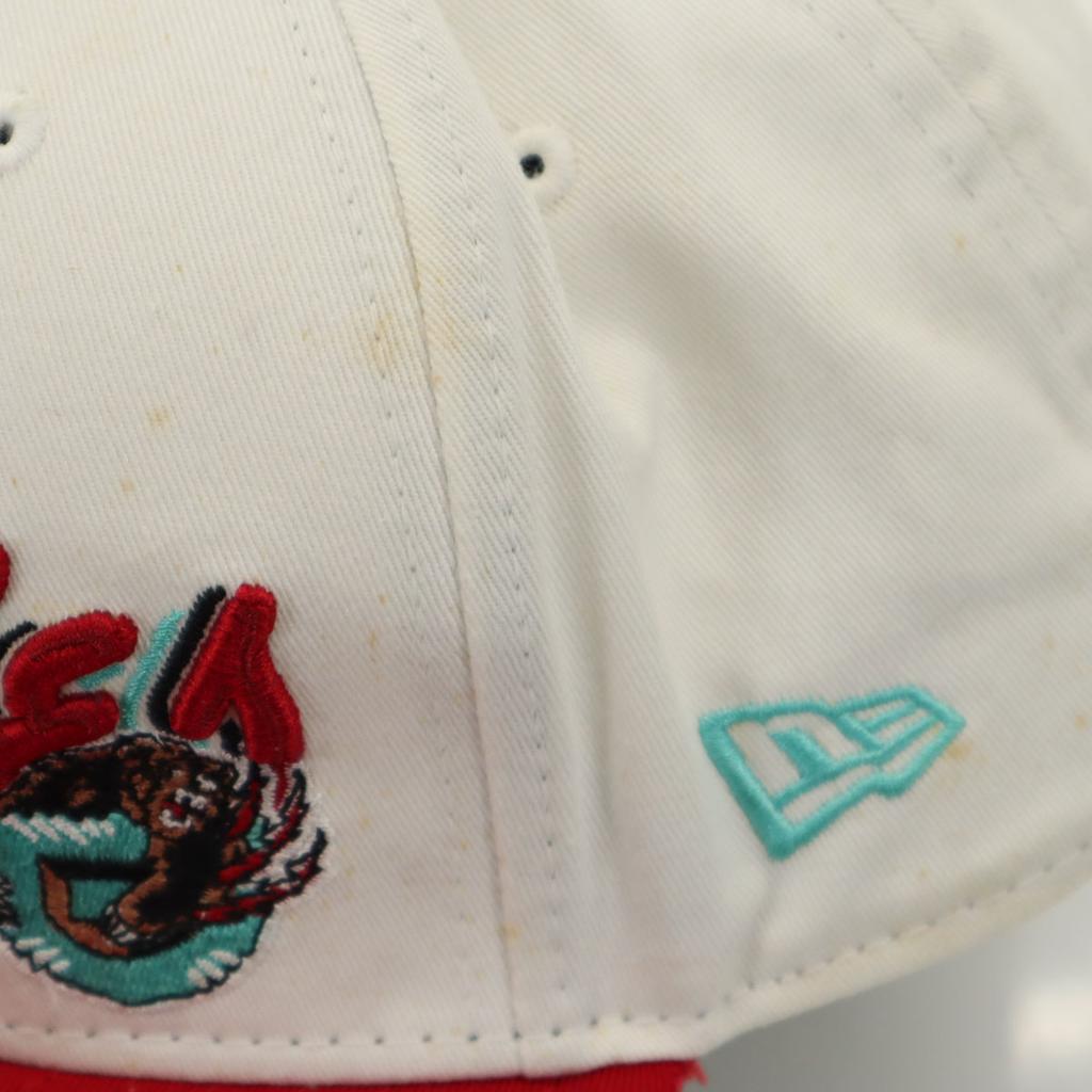 New Era 9FIFTY Cap ONE SIZE White X Red NBA Snapback Men's Used