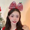 New Christmas Headband Sequins Bow Tie Hair Band Children's Hair Accessories Holiday Gift Dress Headwear Party Supplies