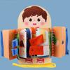 Montessori Toys Early Education Children Life Skills Tying Shoelas Zipper Buckles Wooden Multi-layer Busy Board Puzzle Gift