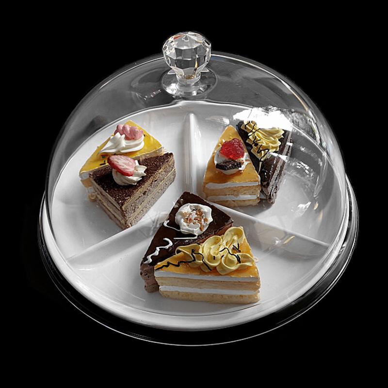 

Plastic Divided Serving Platter with Lid