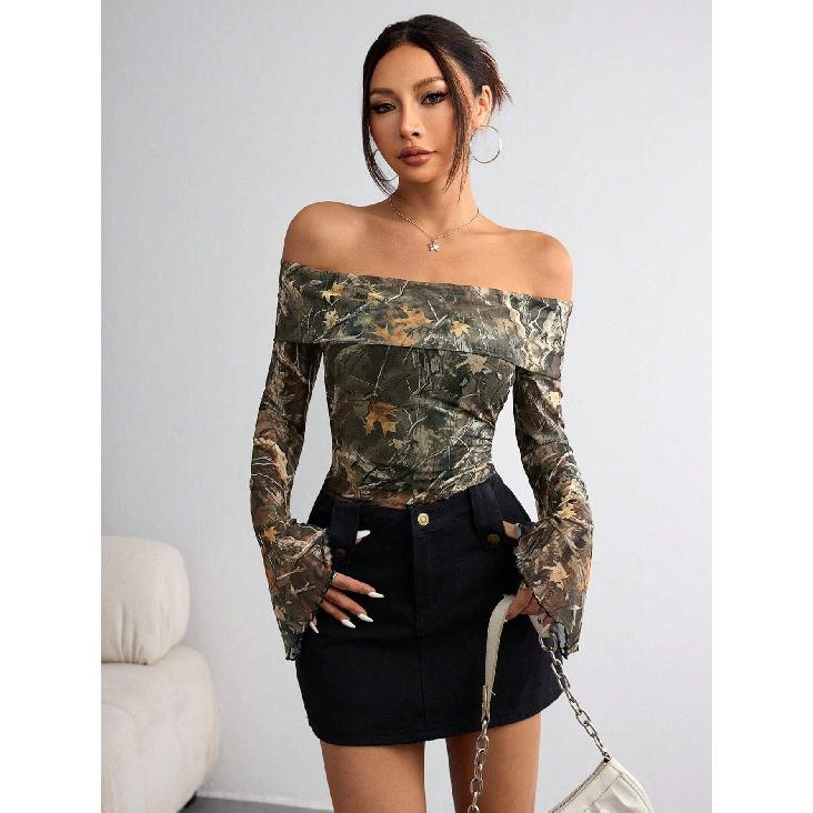 Frühling und Herbst Neue Damen Vielseitige Langarm Tägliche Business Pendler Elegante Komfort Sexy Bottom Shirt Top