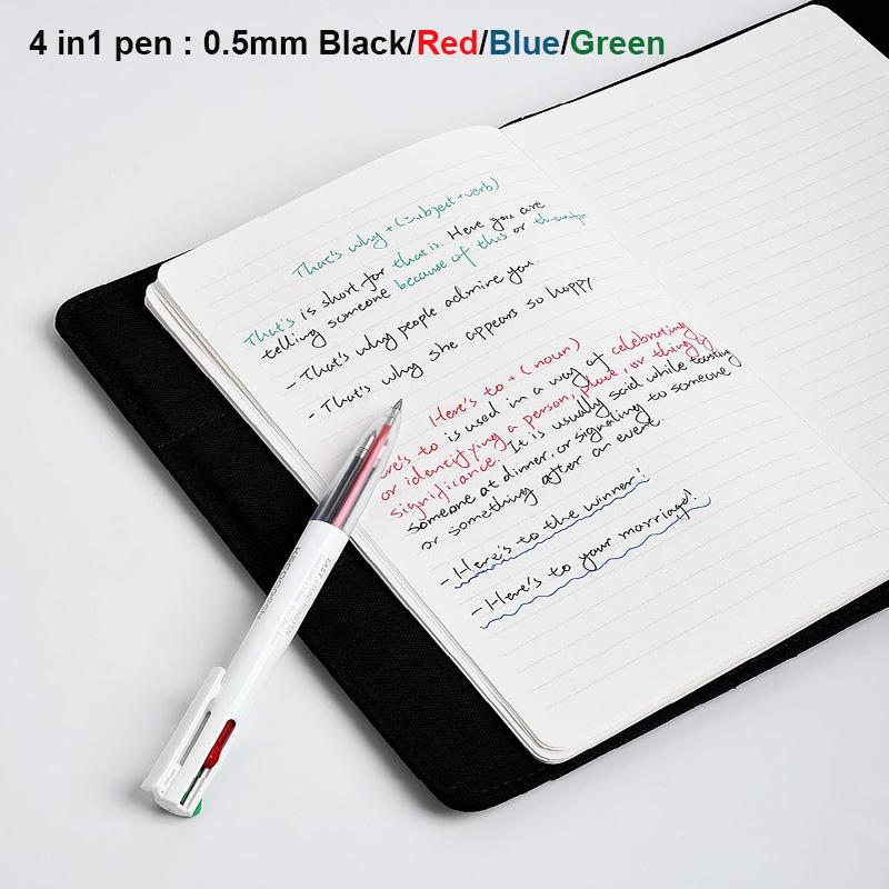 KACO Multifunctional Pen, 0.5mm EASY To Write Gel Pen for Students Teachers Take Notes Correct Assignments Mark Key Points Tools