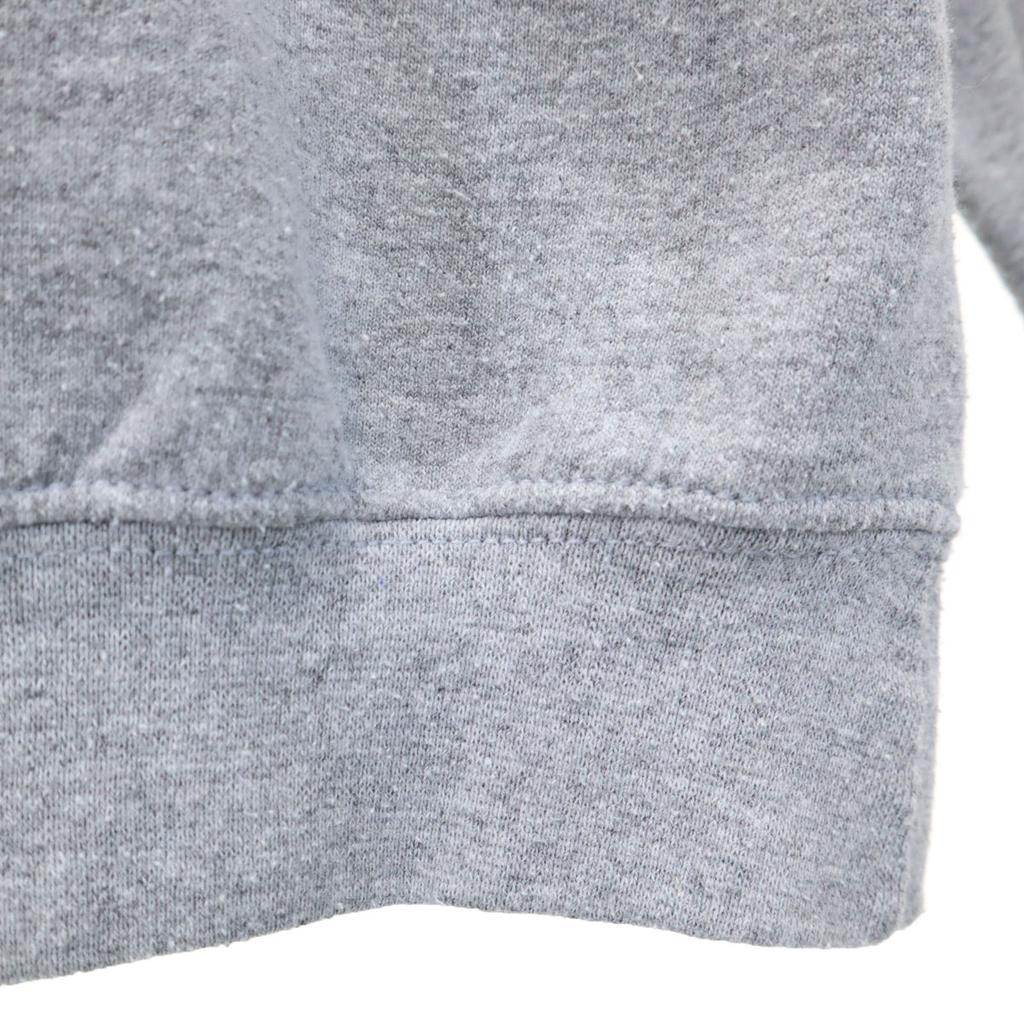 MV SPORT Back print Long sleeve trainer L Gray Brushed back of sweatshirt Men's Used